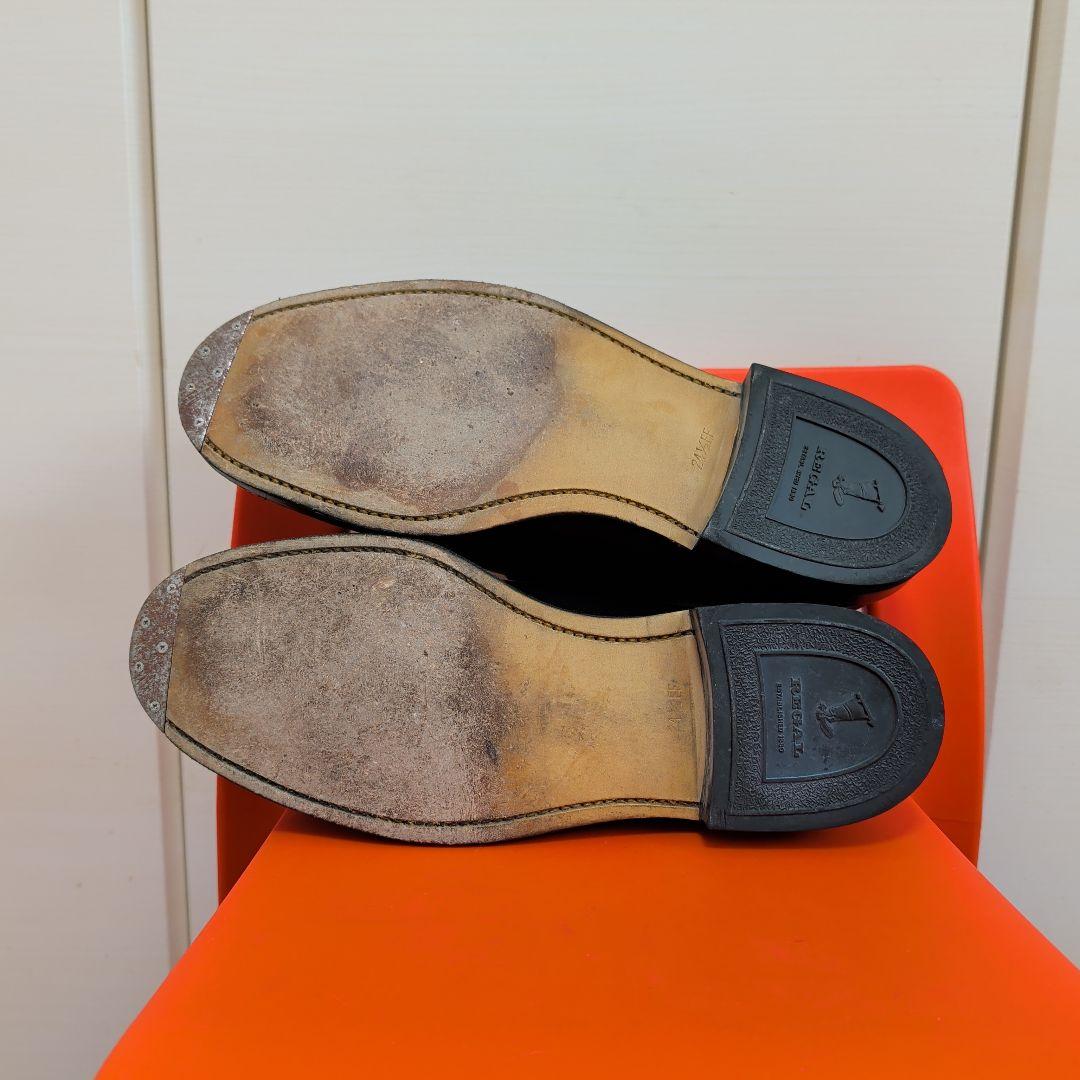 REGAL リーガル プレーントゥ 2236NA 黒 ブラック 24ハーフ