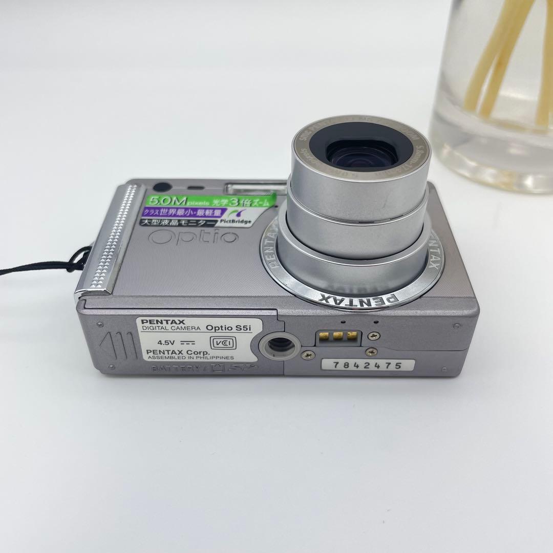 美品✨PENTAX Optio s5i✨動作確認済 スマホ転送OK 可愛すぎる