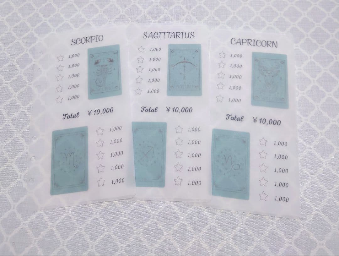 Ｏ宮　星座リフィル＆スクラッチ　タロットスクラッチ