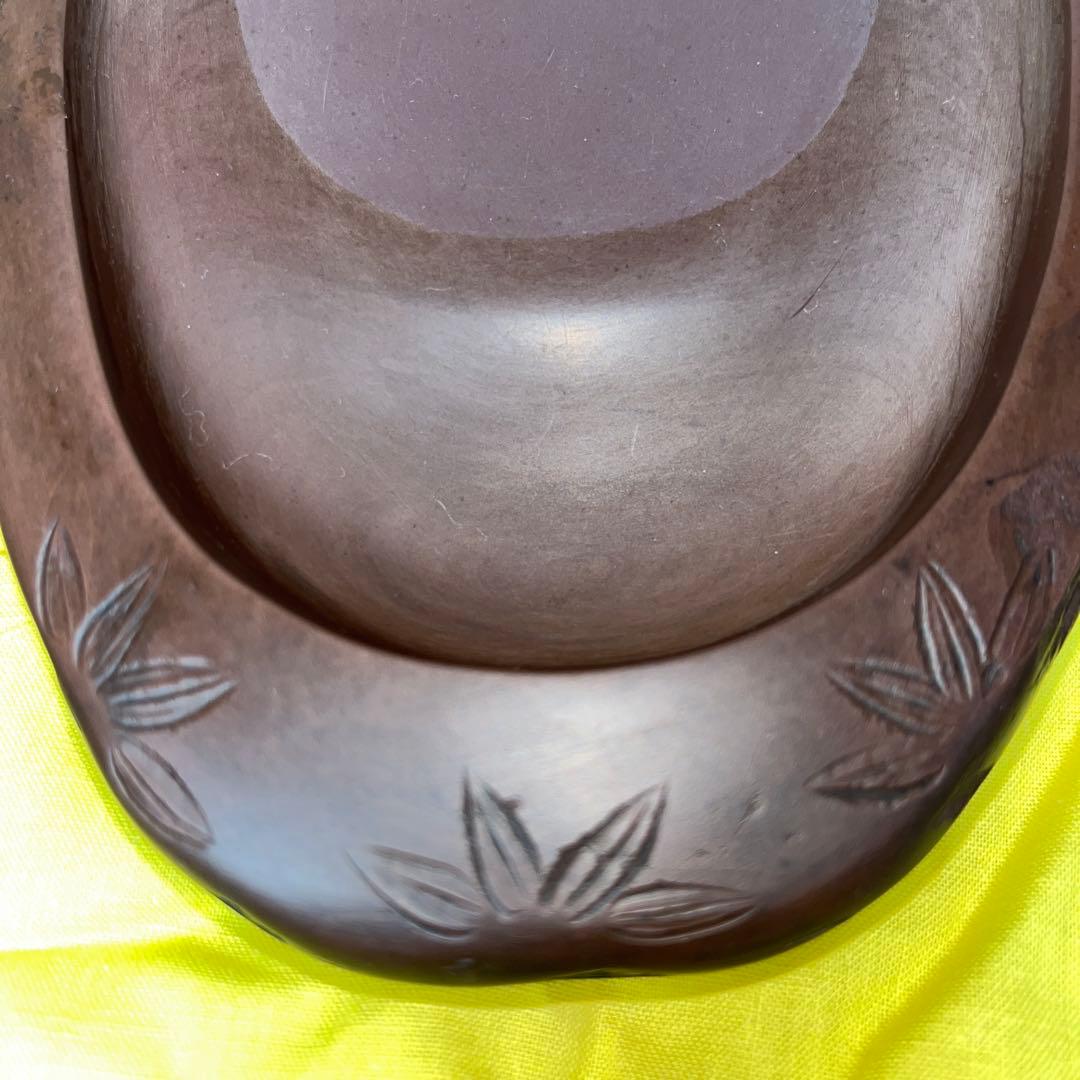 ⭕️希少 宮崎県 紅渓石硯 自然硯 二代目 羊堂 相馬羊