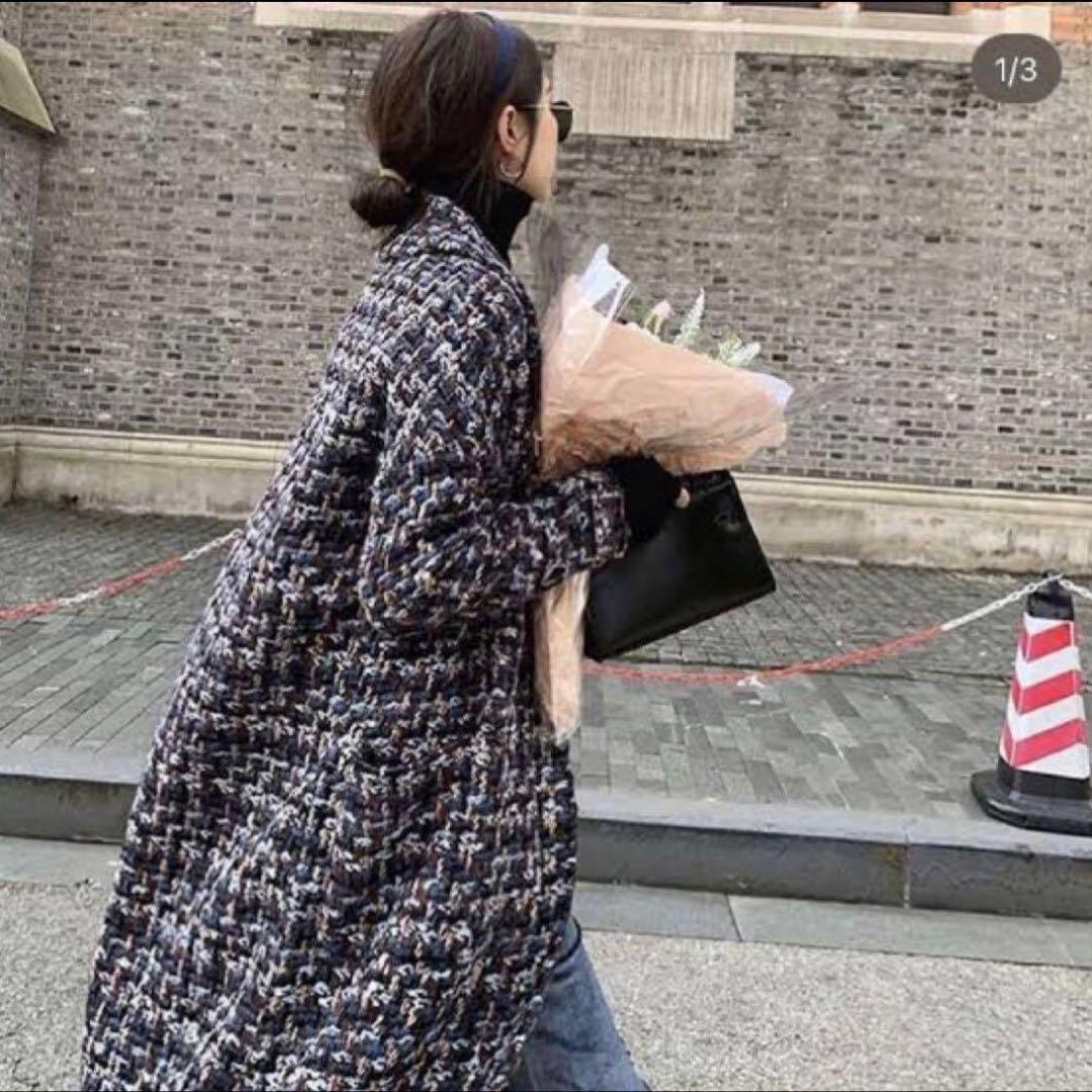 美品】バースデーバッシュ birthdaybash ツイードコート M - メルカリ