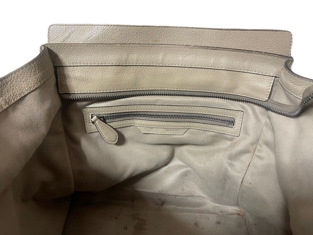 CELINE ラゲージミニ ハンドバッグ ベージュ 大容量　A4可能