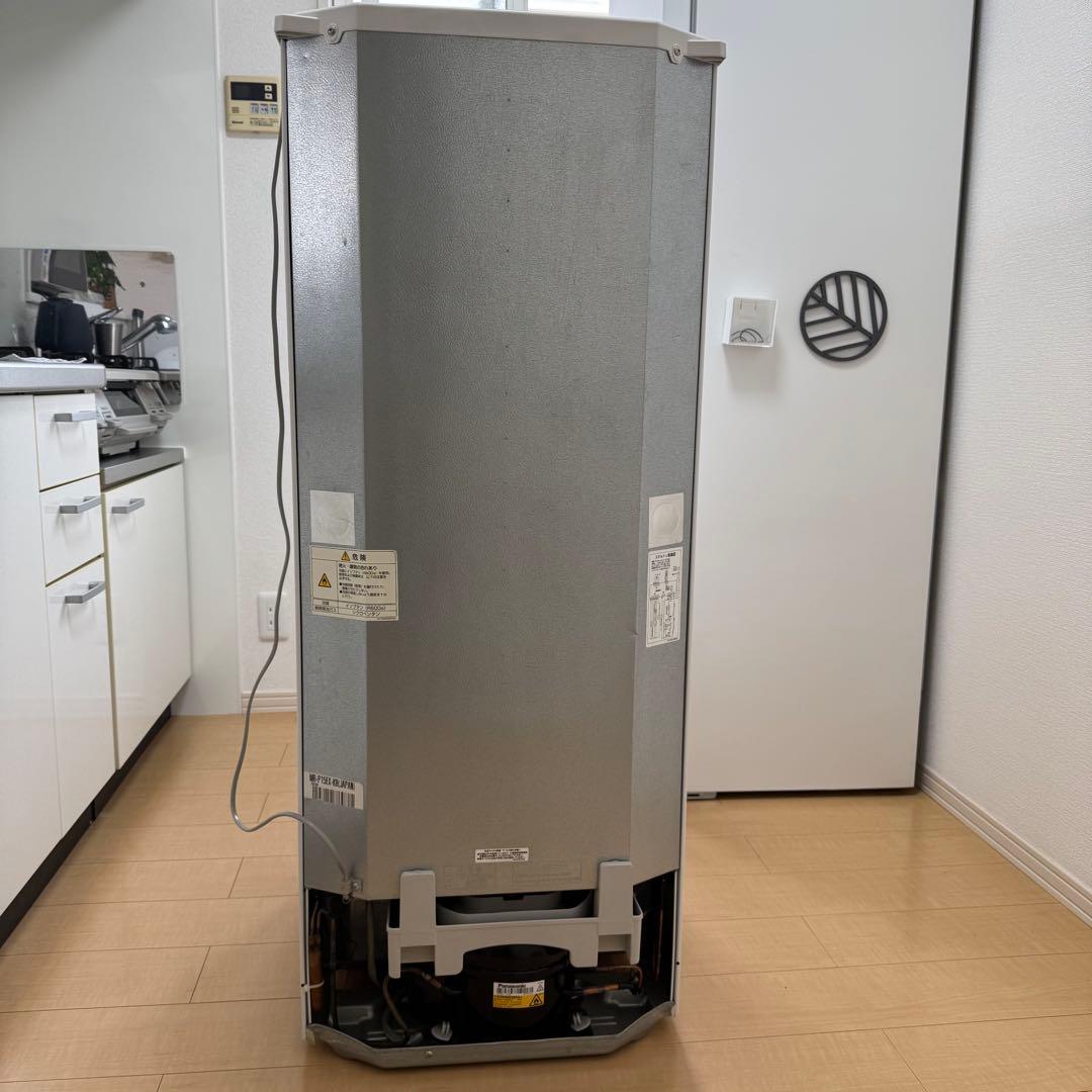 【てるてる坊主】三菱ノンフロン冷凍冷蔵庫　MR-P15EX-KB 146L