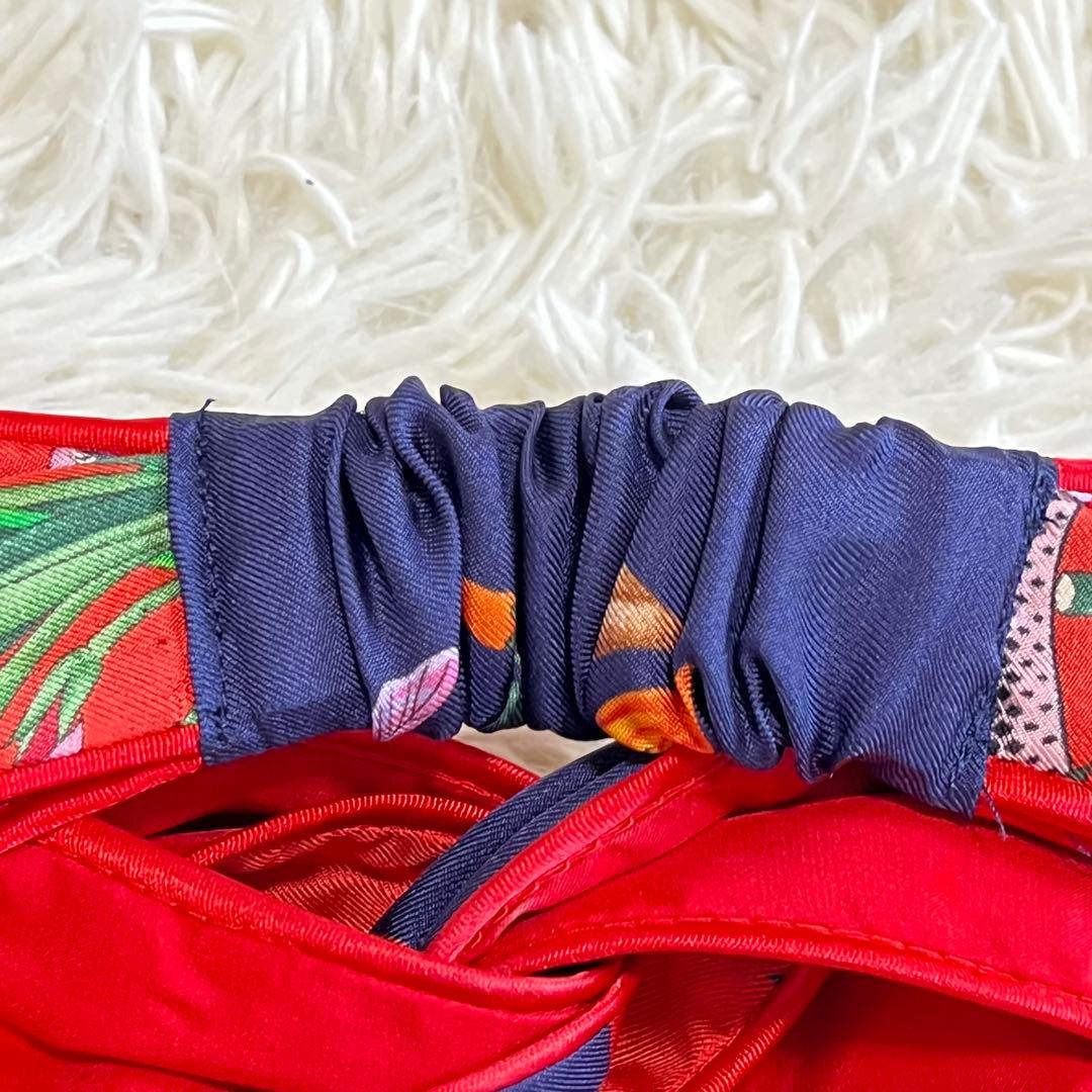 【極美品】グッチ　ヘアバンド　フローラ　スネーク　エンブロイダリー　箱付き