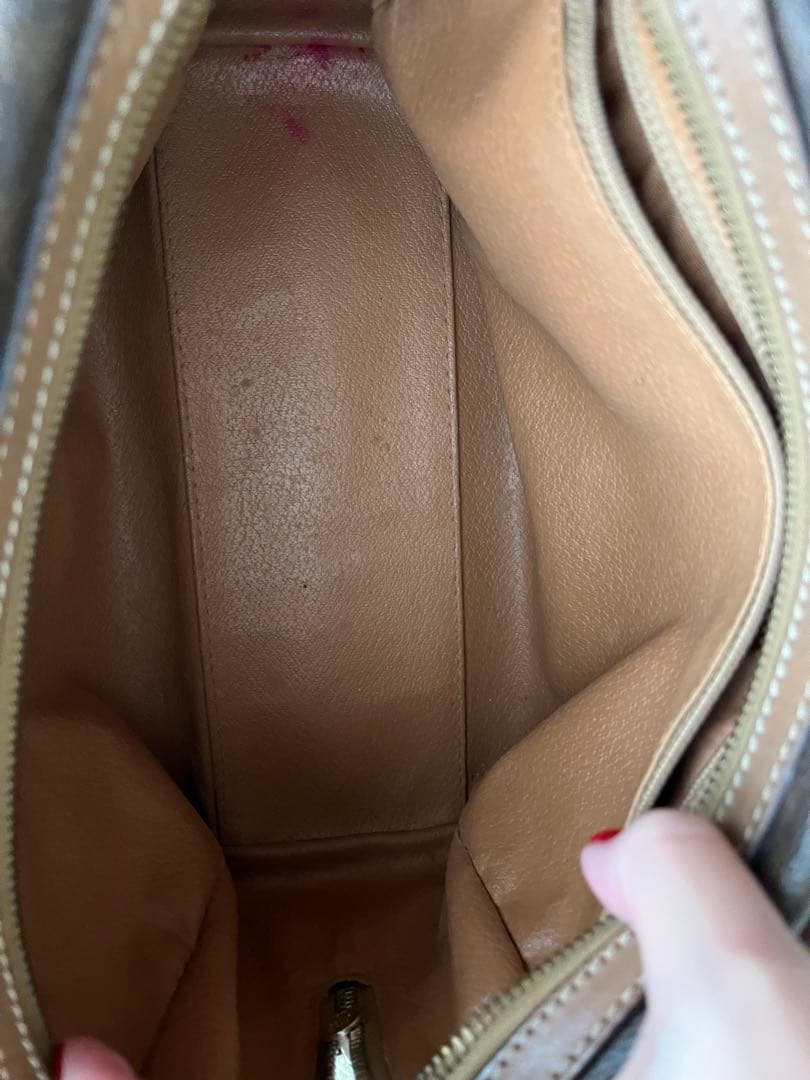 セリーヌ ミニボストンバッグ マカダム ヴィンテージ CELINE