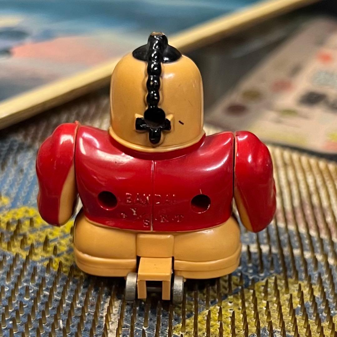 年代物 昭和レトロ ラーメンマン キン肉マン ローラー付き フィギュア