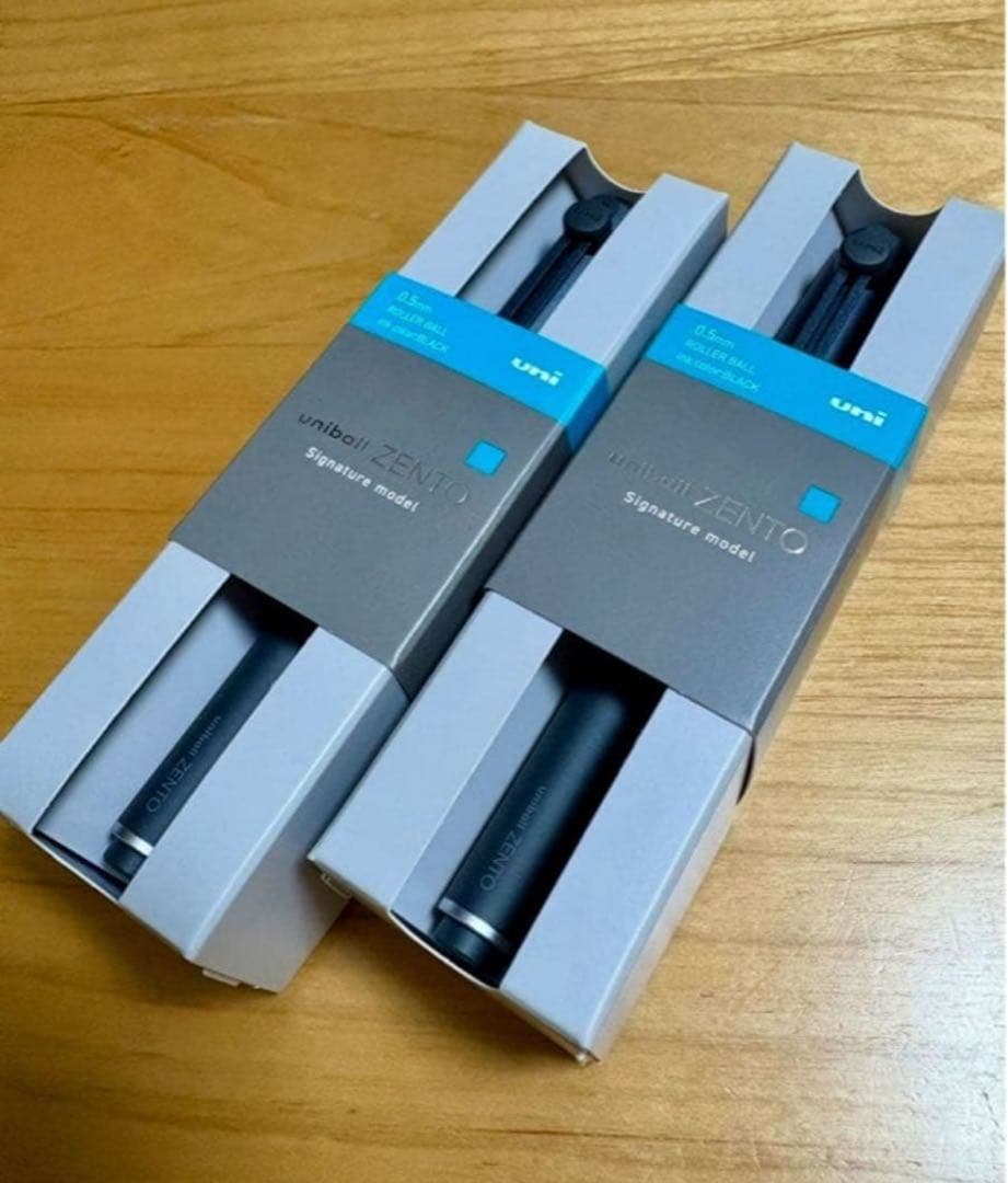 uniball ZENTO ユニボールゼント　ブラック　0.5mm 2本セット