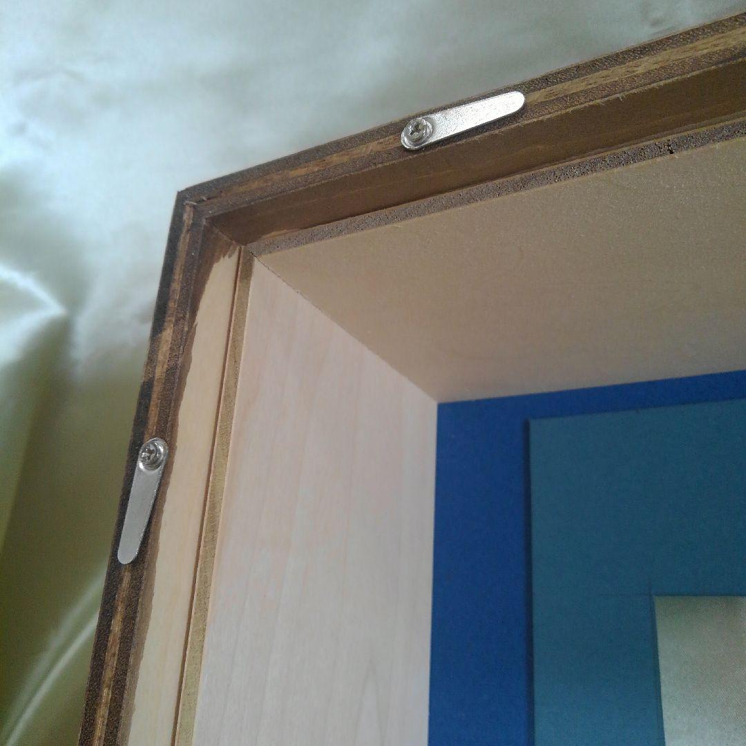 特価 3AP用 超厚額 黒 ブルーマット No.60230 シャドーボックス