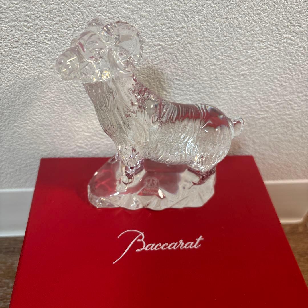 Baccarat クリスタルガラス バカラ 干支 羊
