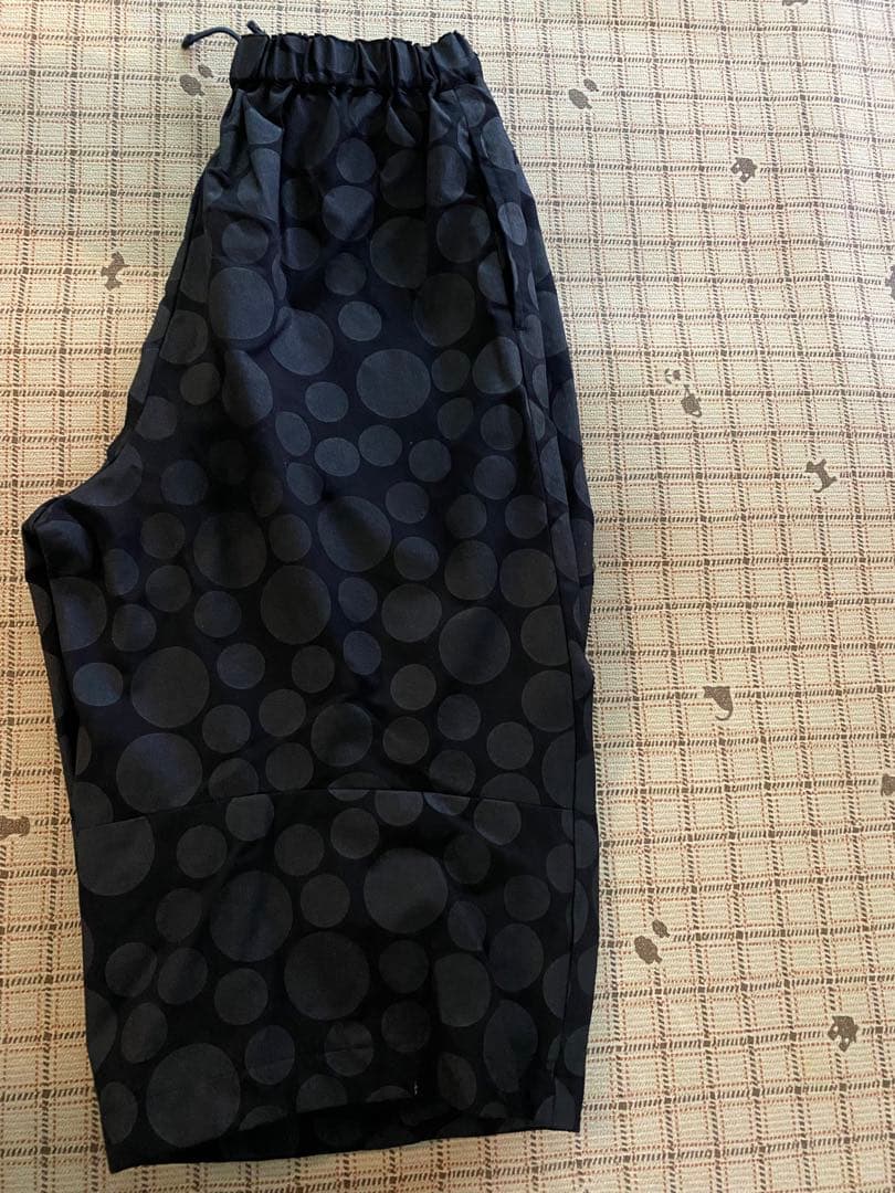 極美品】ブラックコムデギャルソン サルエルパンツ ウールギャバ