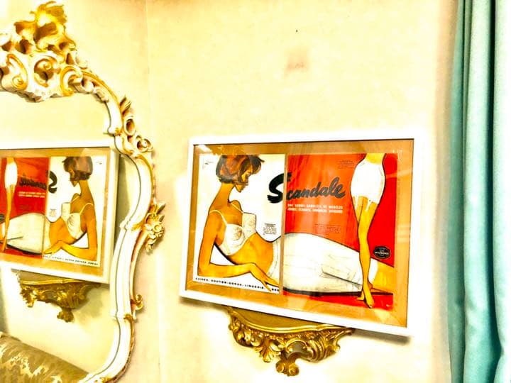 スキャンダル＊ランジェリー下着POPアートピンナップvintage40s〜50s