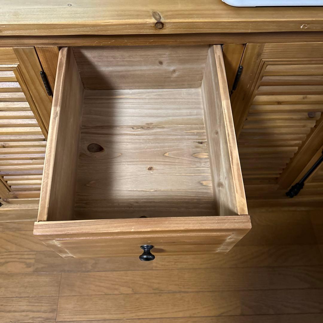 クラッシュゲートルーチェ2 杉古杉サイドボードキャビネットノット