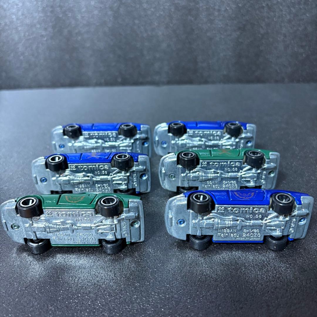 トミカ58ニッサンフェアレディZG ミニカーショップイイノ特注 6台