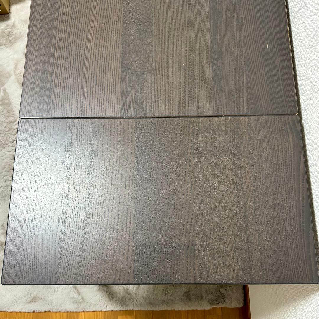 フランソワ　IKEA エーケダーレン ダイニングテーブル　伸長式　ブラウン