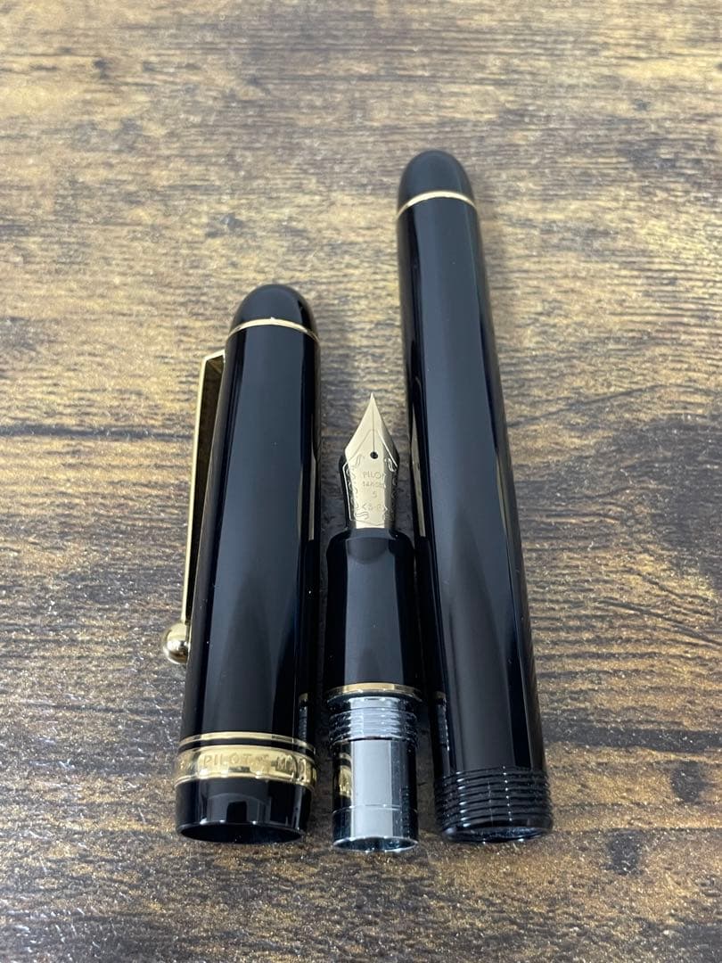 試筆のみ 1995年製 SF 細軟字 74 14金 JIS刻印 万年筆