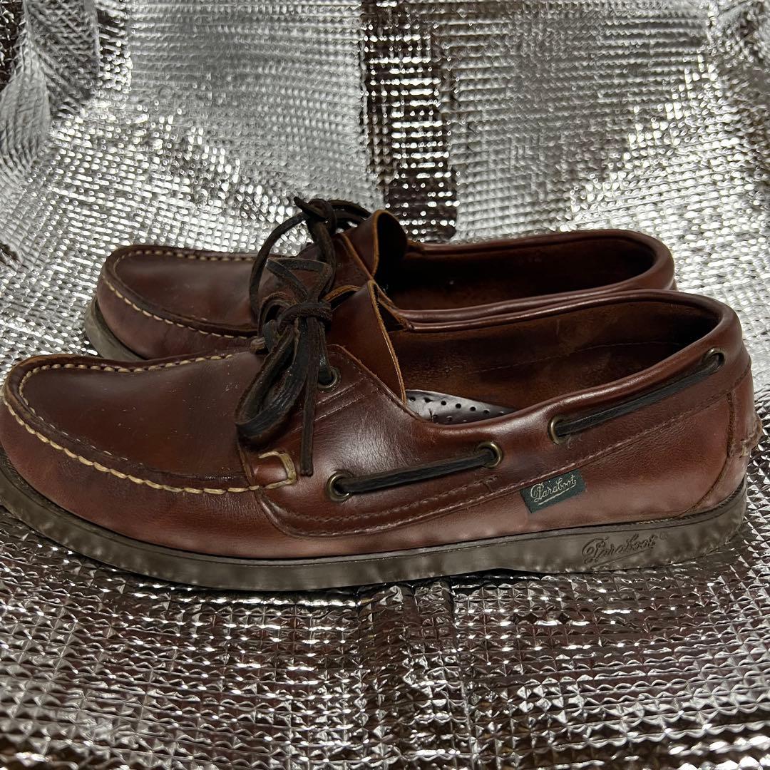 Paraboot パラブーツ デッキシューズ モカシンシューズ レザー ブラウン