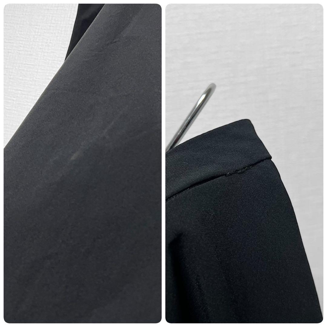 PRADA プラダスポーツ ナイロン フレアスカート 膝丈 黒 ポケット 40