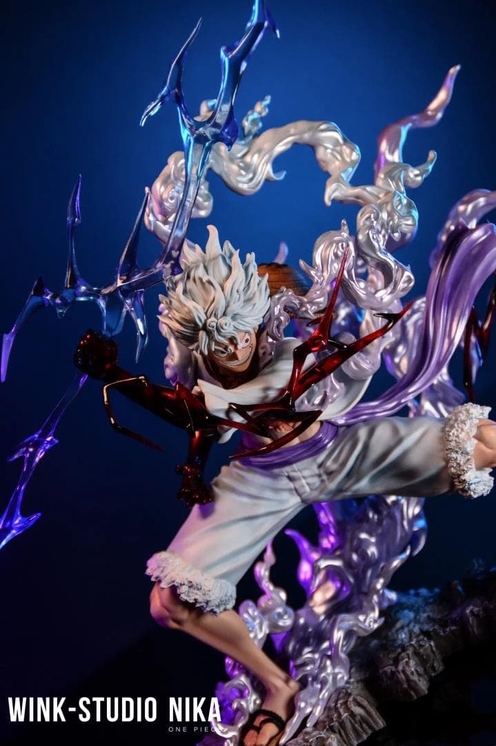 ワンピース ニカ ルフィ ギア5 フィギュア ガレージキット 塗装済み