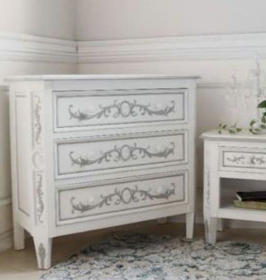 フランスカントリーコーナー/パールシリーズ/フレンチチェスト