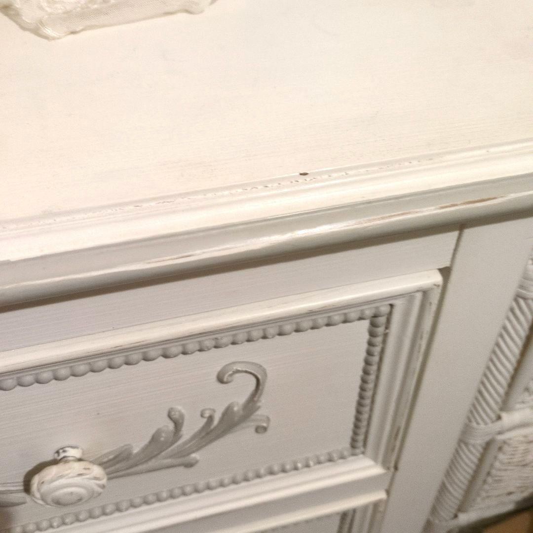 フランスカントリーコーナー/パールシリーズ/フレンチチェスト