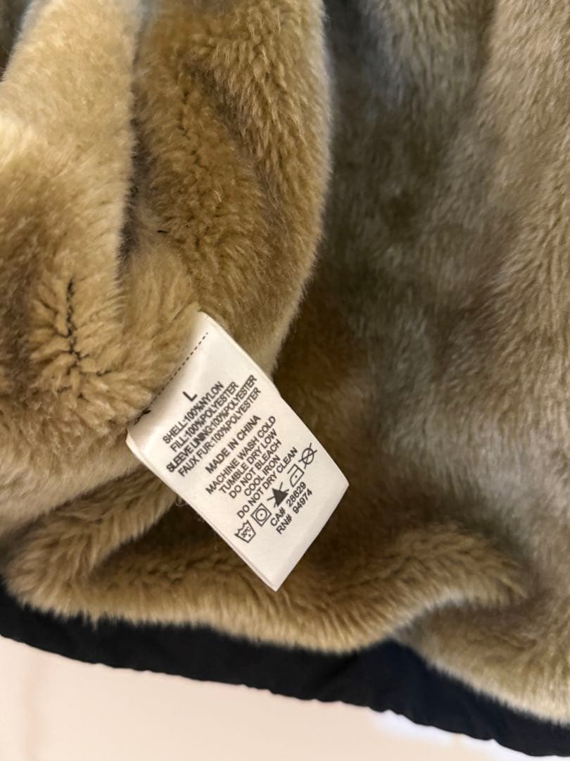 STUSSY ステューシー コーチジャケット メンズL フェイクファー裏地 美