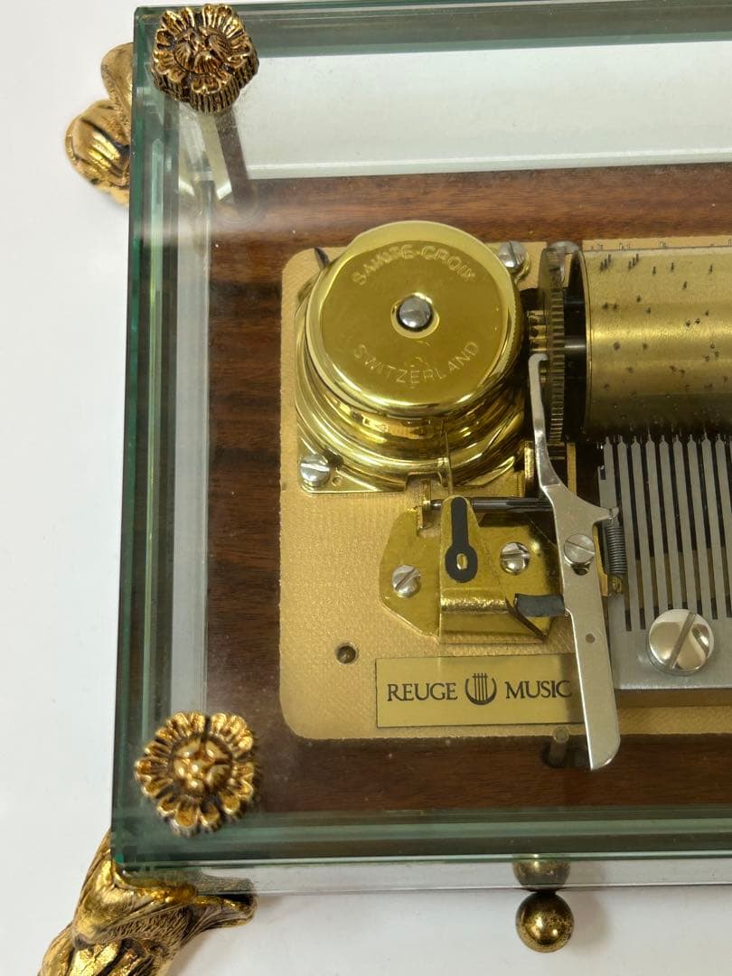 リュージュCH3/50　高級オルゴール 50弁　3曲入り　スイス製　ブルーラベル