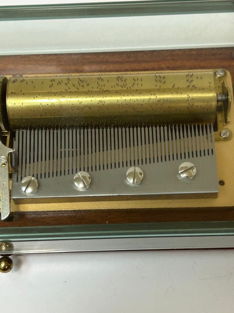 リュージュCH3/50　高級オルゴール 50弁　3曲入り　スイス製　ブルーラベル