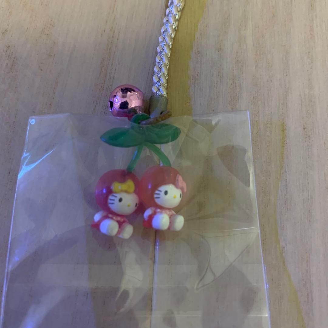 【レア】ご当地キティ　山形限定　さくらんぼバージョン　ハローキティ　根付