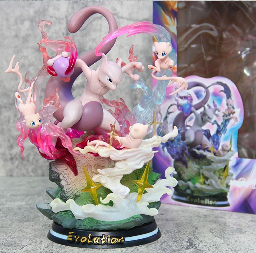 ポケモン ミュウ フィギュア ミュウツー LED フィギュア 海外 癒し 発光