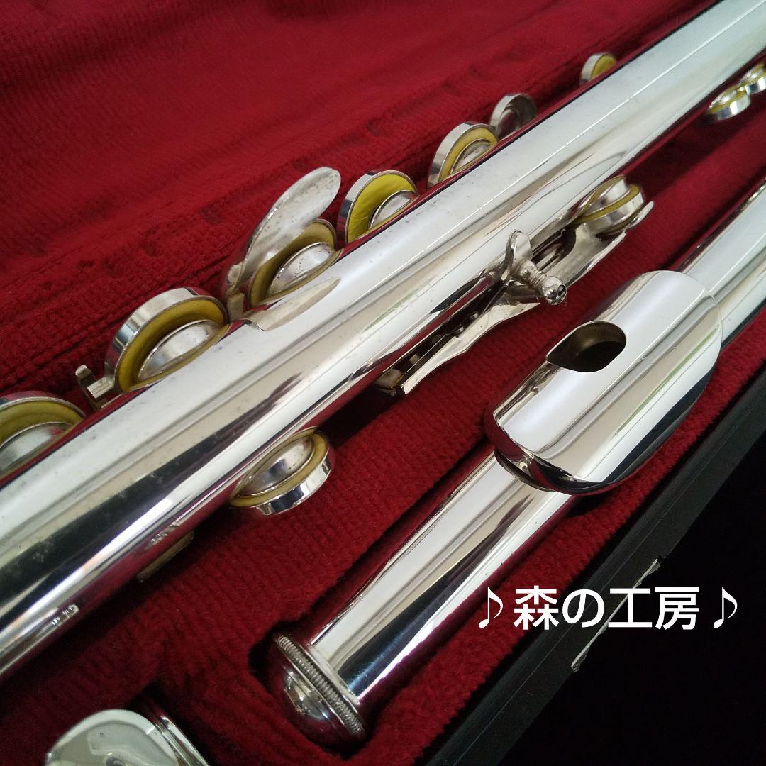 商談中【 izm様専用】 頭部管銀製・ヤマハフルート YFL311 Eメカ