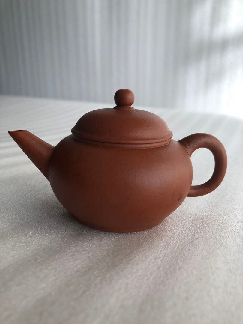 紫砂壺 荊渓南孟臣製在銘 急須 紫砂 煎茶道具 朱泥 中国古玩 26A2