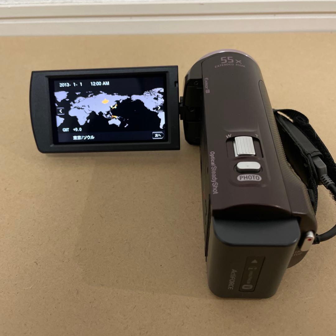 ソニー　SONY ハンディカム　HDR-CX390 ブラウン　バッテリー2個付き