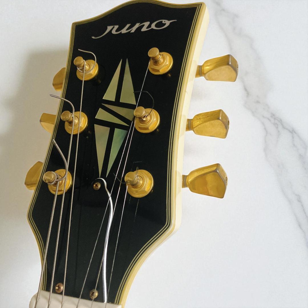 希少品 動作品 Juno レスポール エレキギター ホワイト