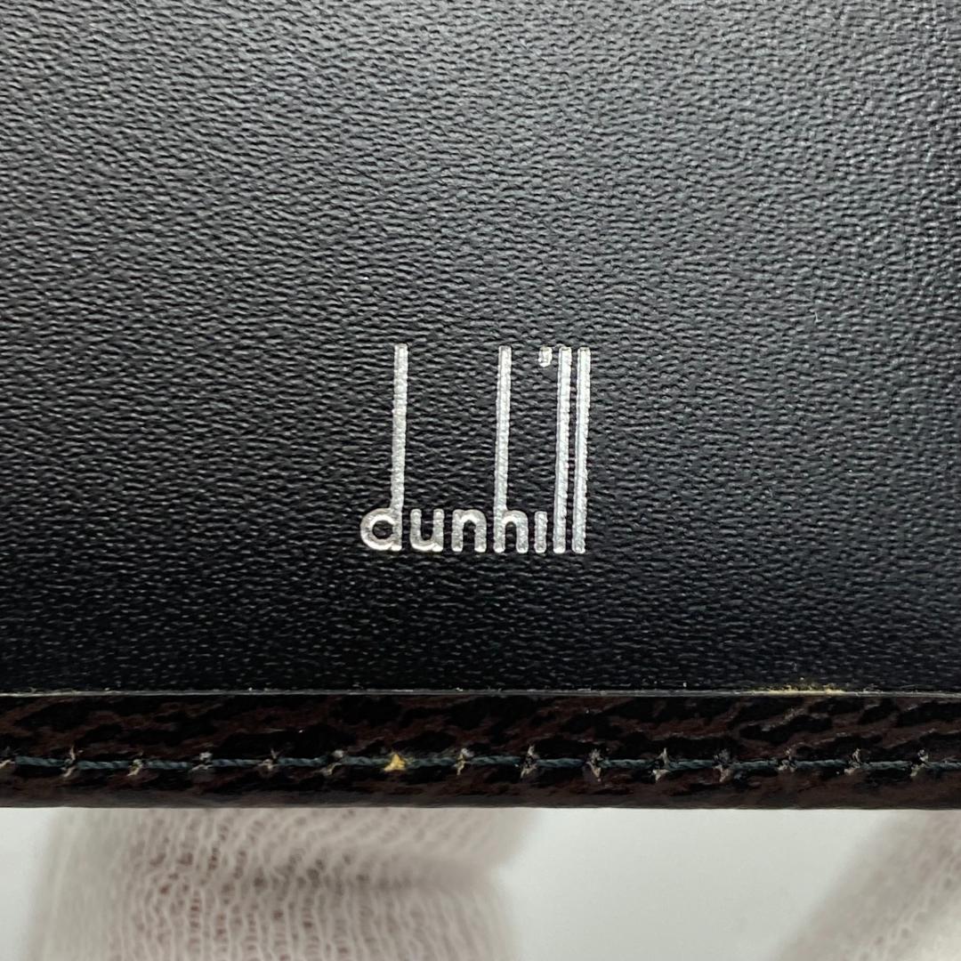 《超美品》ダンヒル　6連キーケース　レザー　ダークブラウン