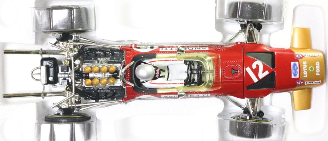 Quartzo１/１８ ロータス４９Ｂ　１９６８マリオ・アンドレッティ　中古品
