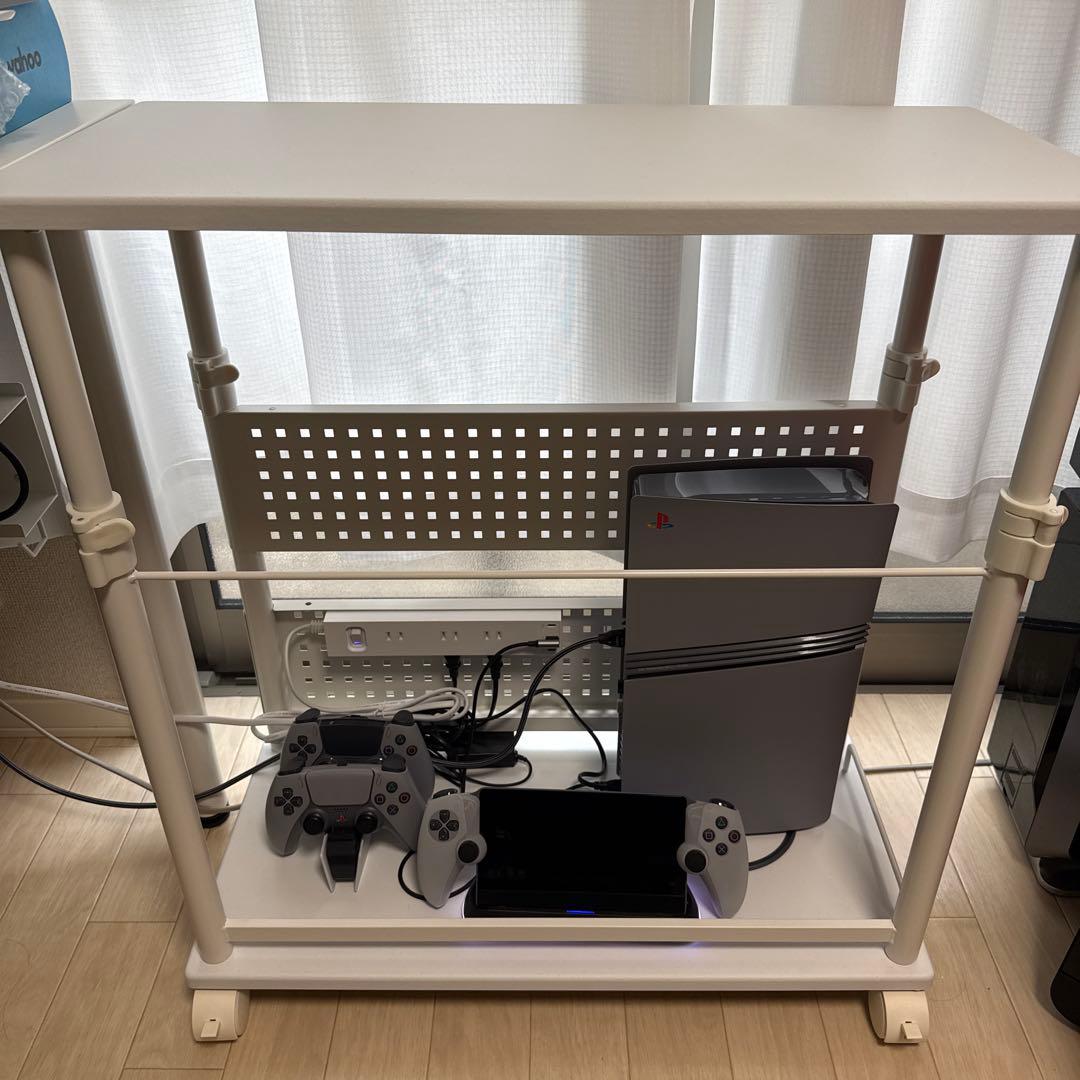 バウヒュッテ 昇降式 L字デスク スタンダード ホワイト BHD-670H-WH