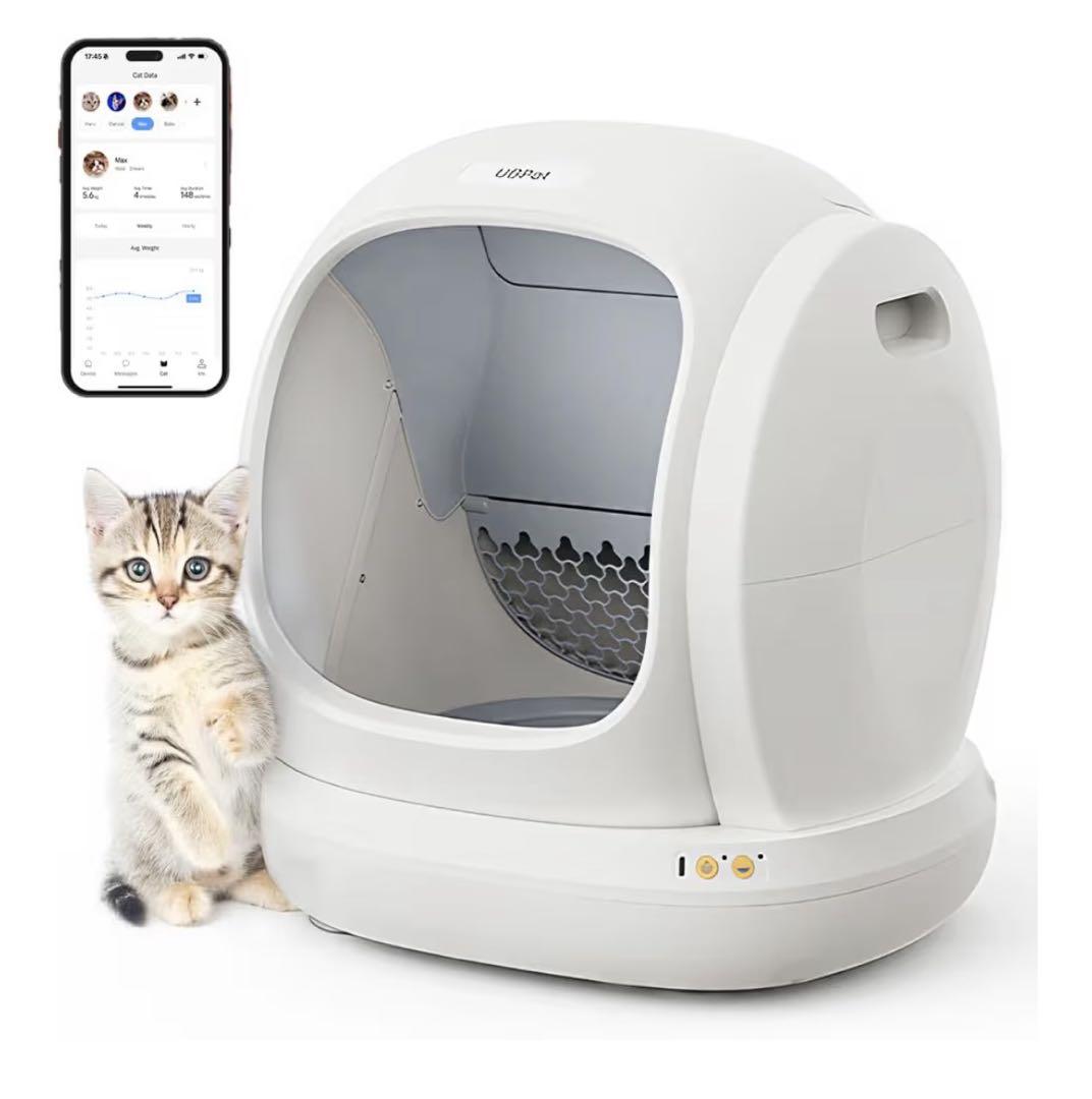 自動猫トイレ ホワイト アプリ連携