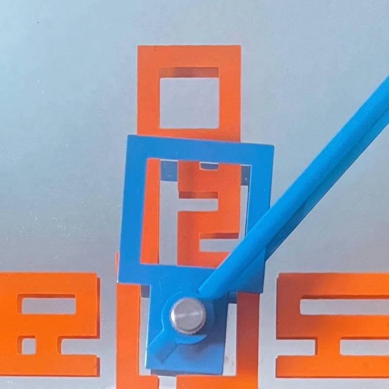 馬場雄二デザイン SEIKO ミラークロック タイポグラフィ