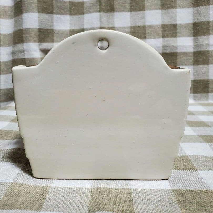 アンティーク フランス リュネヴィル 陶器製マッチ入れ K&G