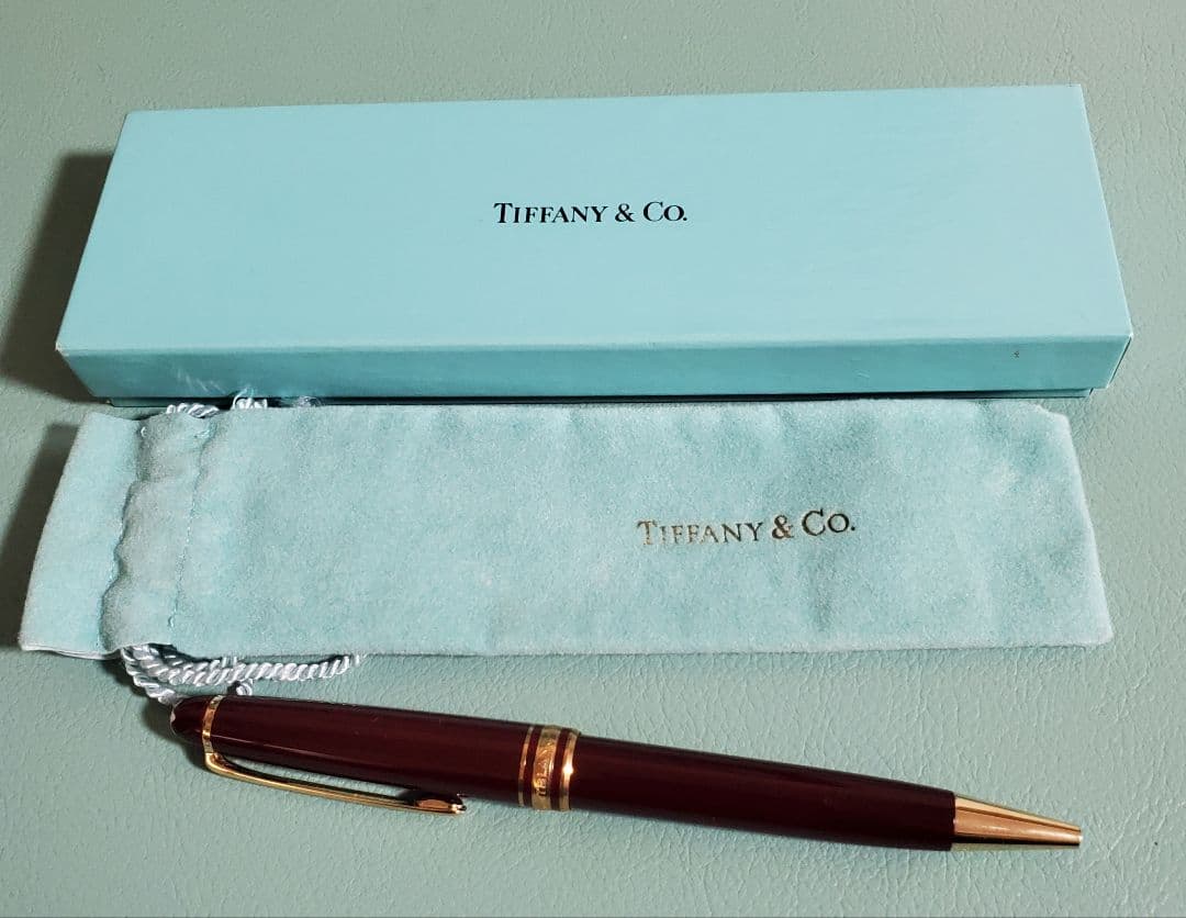 モンブラン　ティファニー　コラボ　マイスターシュテュック　ボールペン　ボルドー
