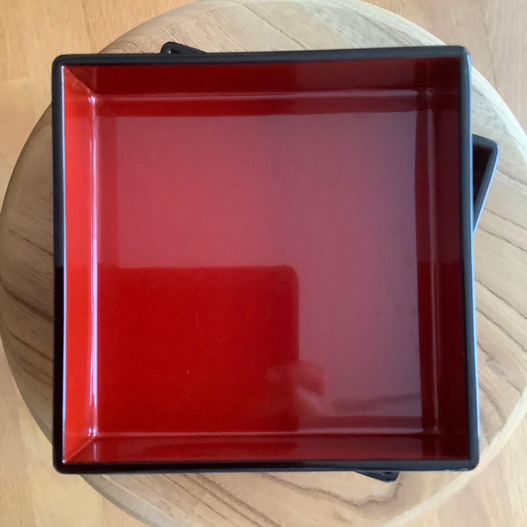 姫重箱　天然木　うるし塗装