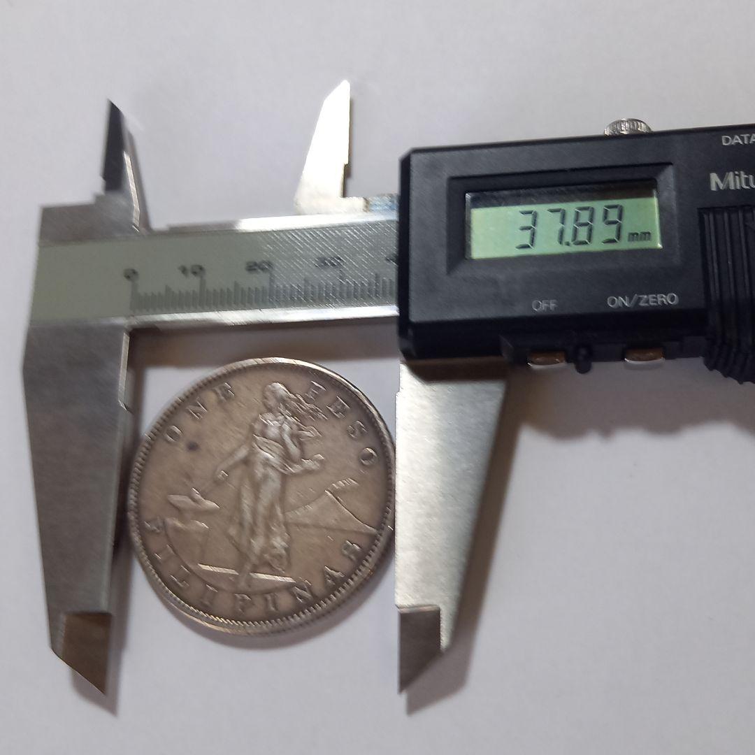 銀貨 特年 1903年 フィリピン 1ペソ 大型銀貨 - メルカリ