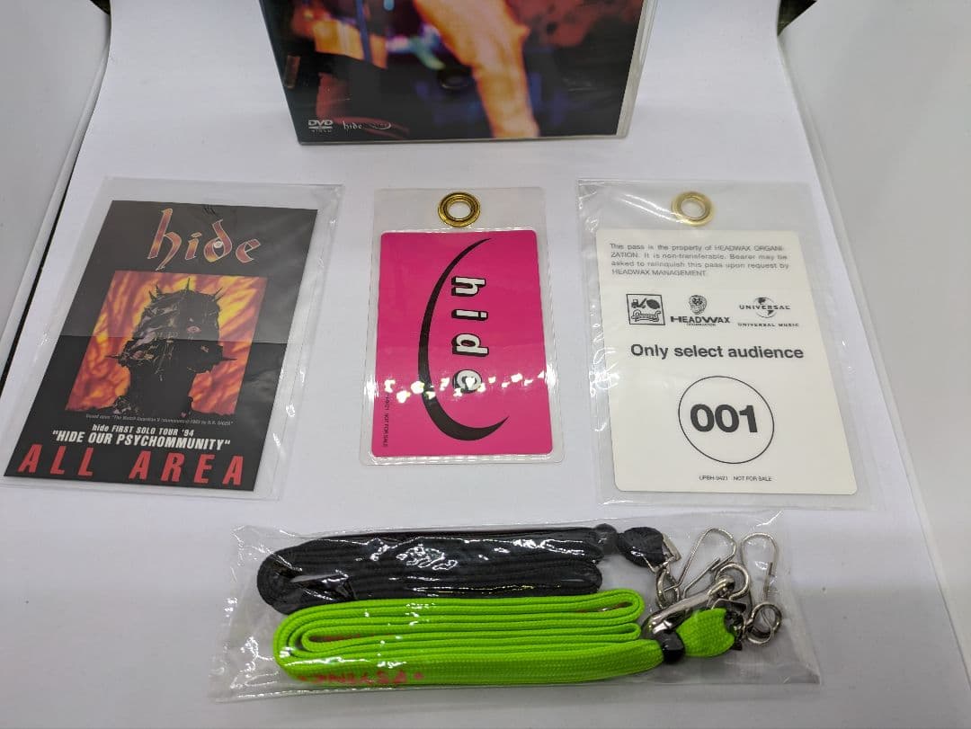 初回限定盤 hide ALIVE DVD バックステージパス3枚 - メルカリ