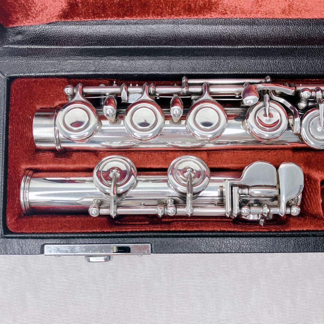 I【希少　美品】 ヤマハ フルート YFL-351S 頭部管銀製 Eメカ 925
