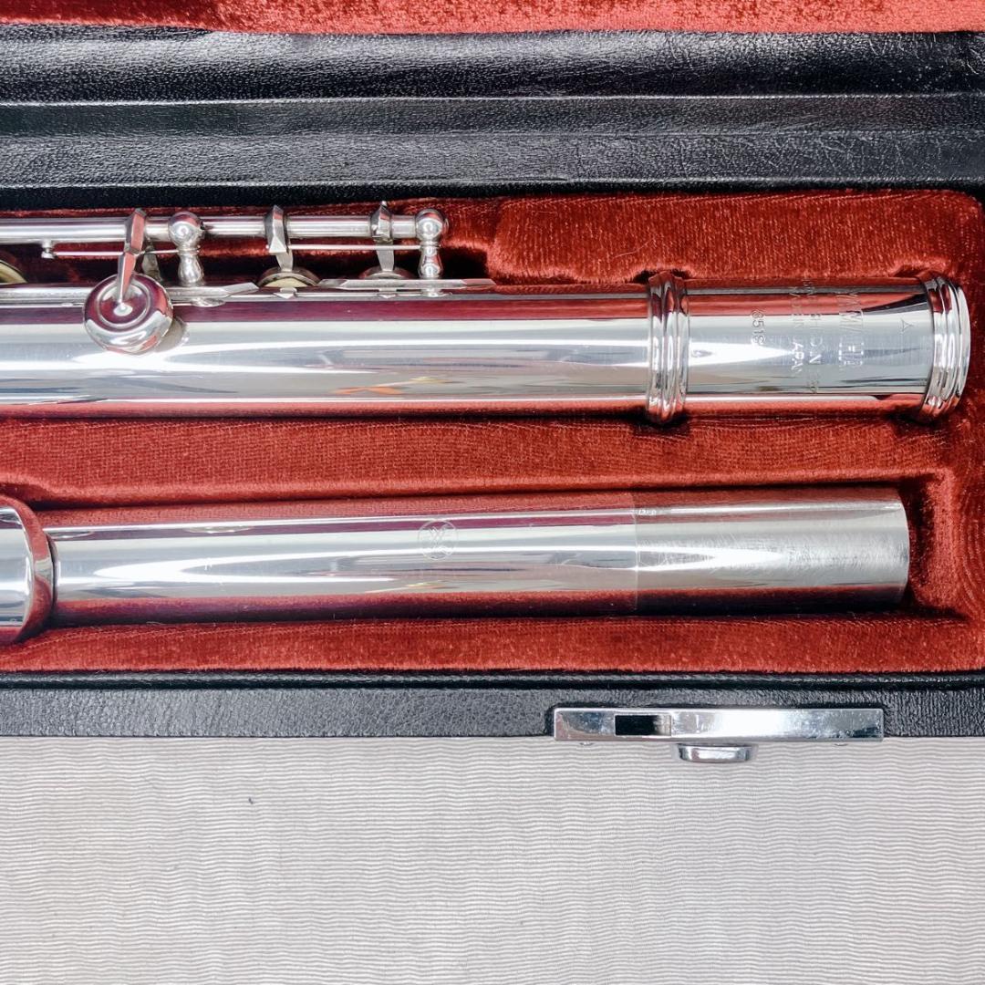 I【希少　美品】 ヤマハ フルート YFL-351S 頭部管銀製 Eメカ 925
