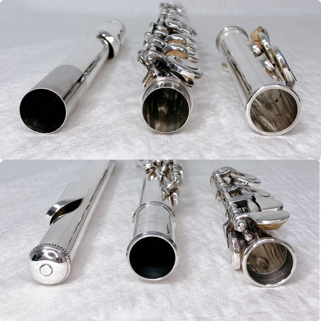 I【希少　美品】 ヤマハ フルート YFL-351S 頭部管銀製 Eメカ 925