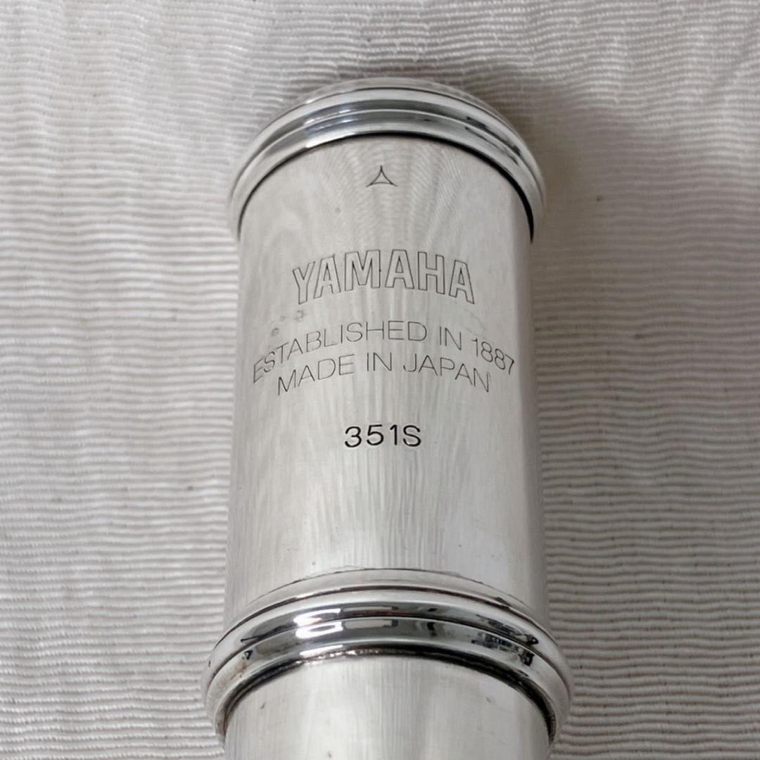 I【希少　美品】 ヤマハ フルート YFL-351S 頭部管銀製 Eメカ 925
