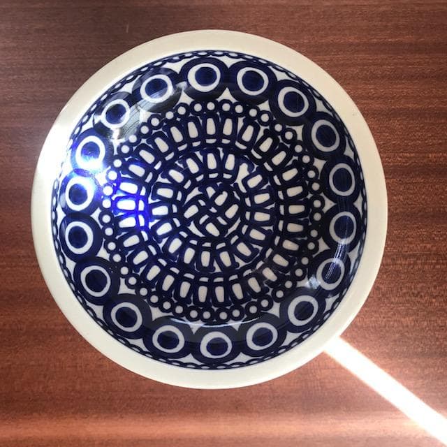 限定品】北欧 ポーランド食器 おしゃれ 猫 犬 高さのある餌皿 フードボウル