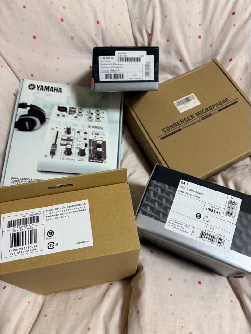 Neumann TLM102＋AG03＋MDR-CD900ST 配信3点セット