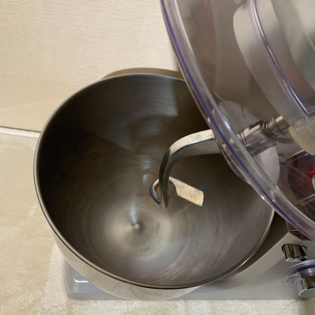 ☆E＊B 大容量ミキサー 7L赤 シルバー ステンレスボウル EB-1701X☆